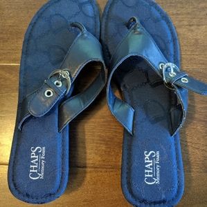 Chaps Navy Sandal